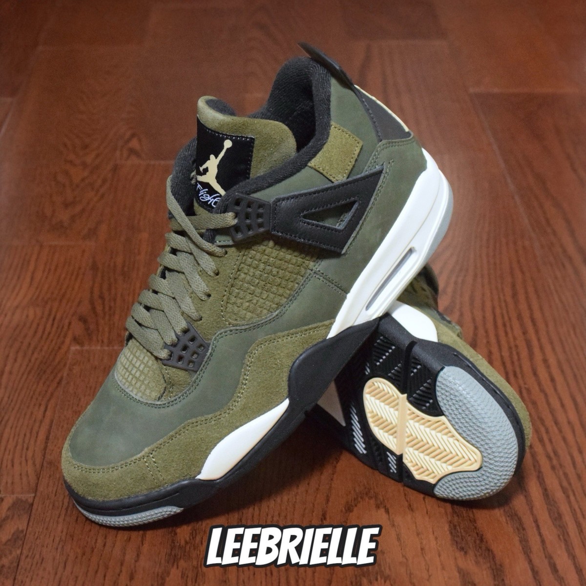 FB9927-200 - Air Jordan 4 Retro SE Craft Medium Olive Men FB9927