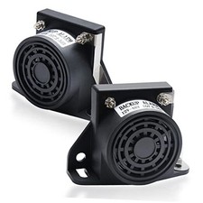 Backup Alarm for Trucks 12V-48V 107 3DB,Waterproof Reversing Truck 2PCS Square