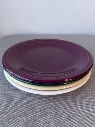 Lot of 4 Fiesta Ware 7-1/4" Bread/Salad  Plates Mixed Colors Homer Laughlin USA