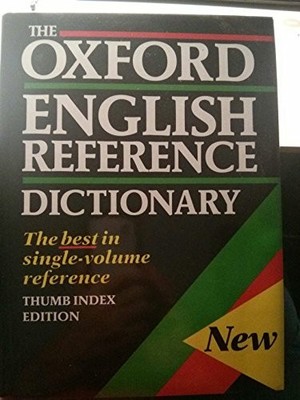 The Oxford English Reference Dictionary by  0198613091 FREE Shipping