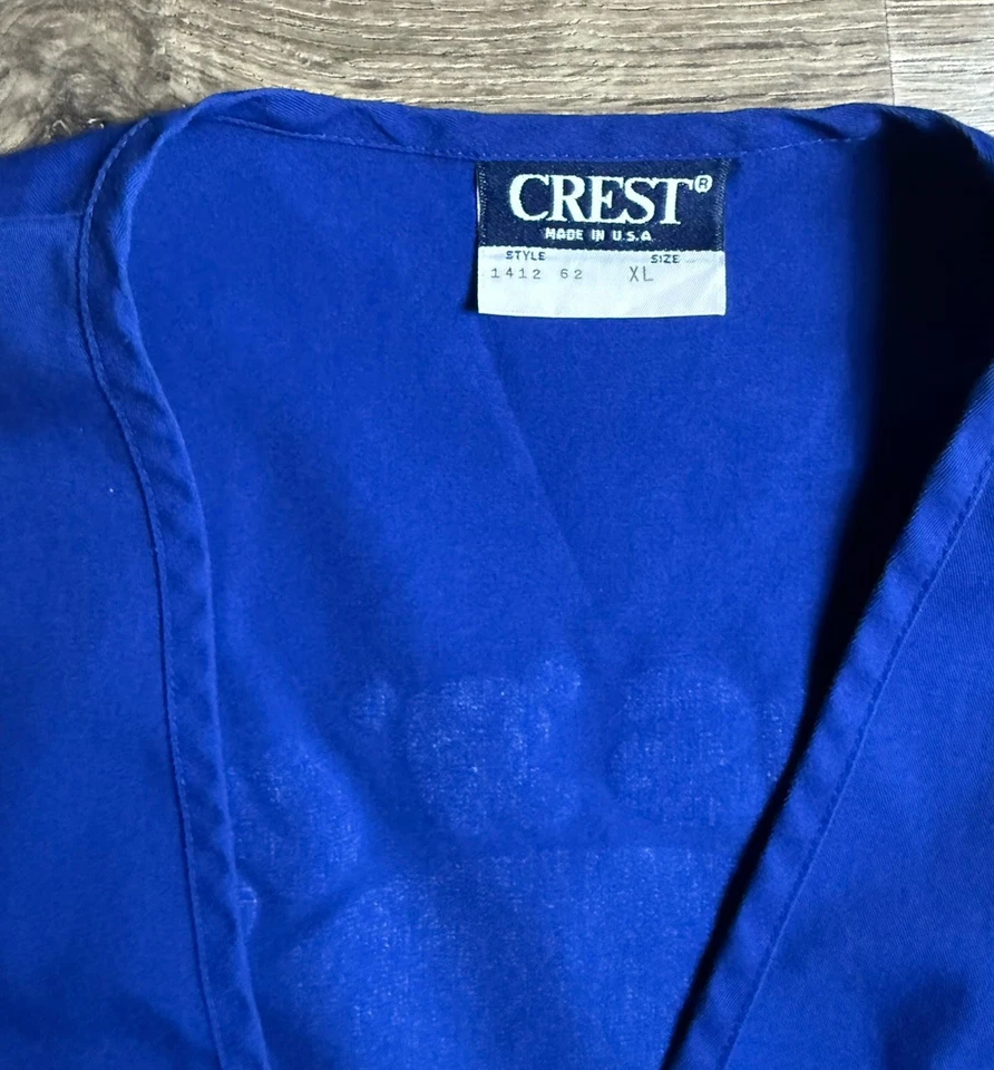 Vintage Toys R Us Uniform Vest Unisex XL Blue Geoffrey Giraffe Employee 90's - Image 2 of 4