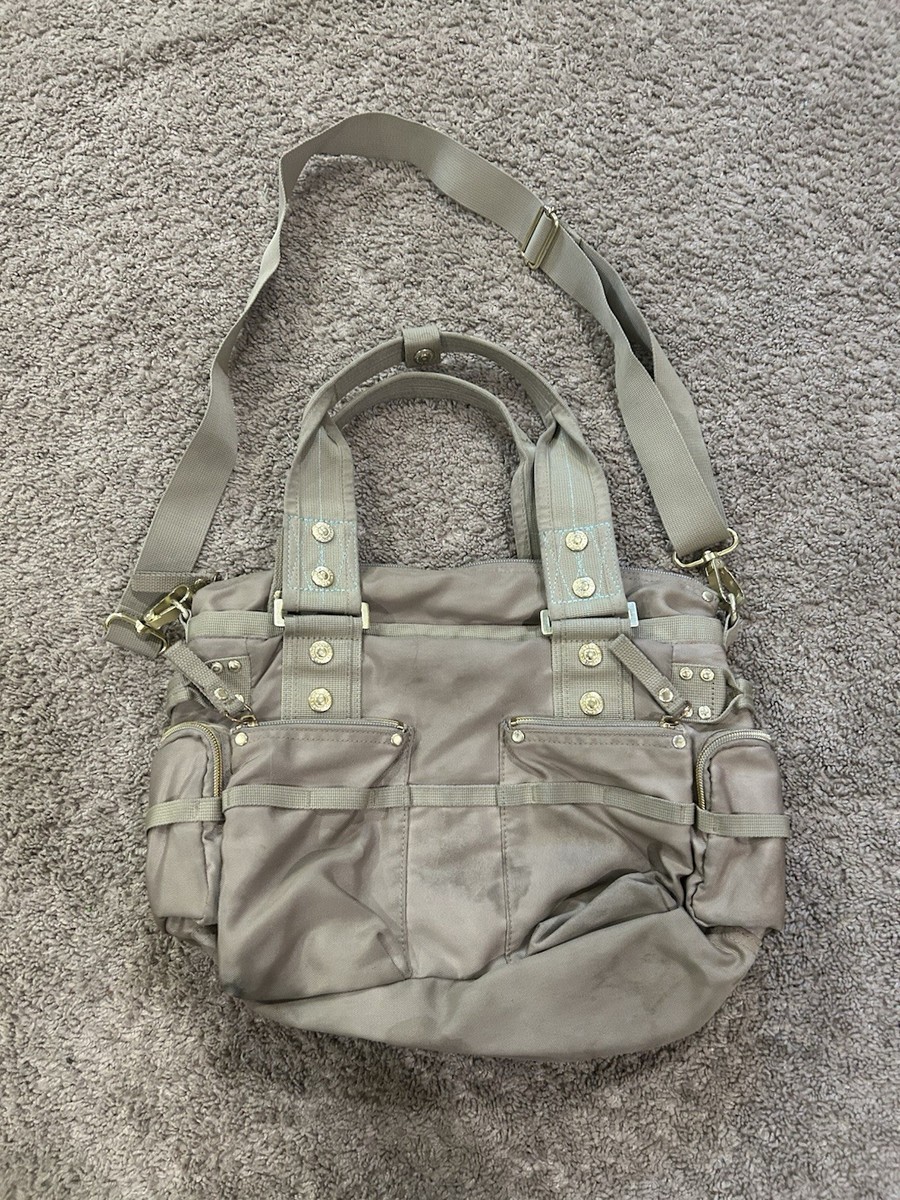 Vintage Y2K George Gina & Lucy GGL 6IX Multipocket Bag Metal Clasp