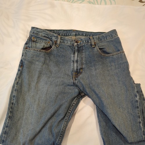 Volcom Jeans Men's 34 x 32 Straight Blue Denim Pants - Picture 2 of 10