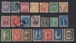 BOLIVIA From old Ideal album 21 stams as seen (1270)