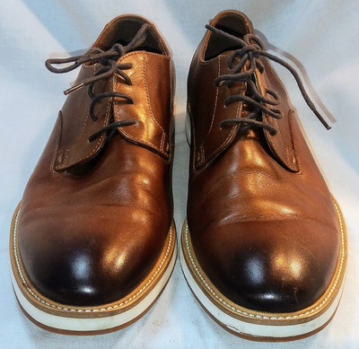 Winthrop Men's Shoes Size 10.5 Brown Leather Dress Shoes. TT