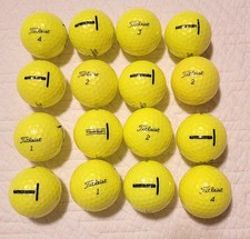 50 Titleist TOUR SOFT YELLOW 5A/4A Near Mint Used Golf Balls