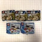 Lego Polybag Lot 4900 & 30052 Lego City Helicopter & Star Wars AAT Droid Tank