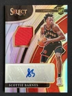 Scottie Barnes 2021-22 Panini Select Rookie Jersey Silver Auto RC /199 #RJ-SBN