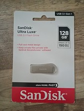 SanDisk 128GB Ultra Luxe USB 3.1 Flash Drive USB 3.1 SDCZ74-128G