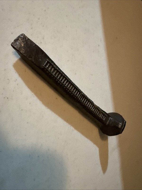 Rail Road Spike / Nail With Train Tracks On the Side