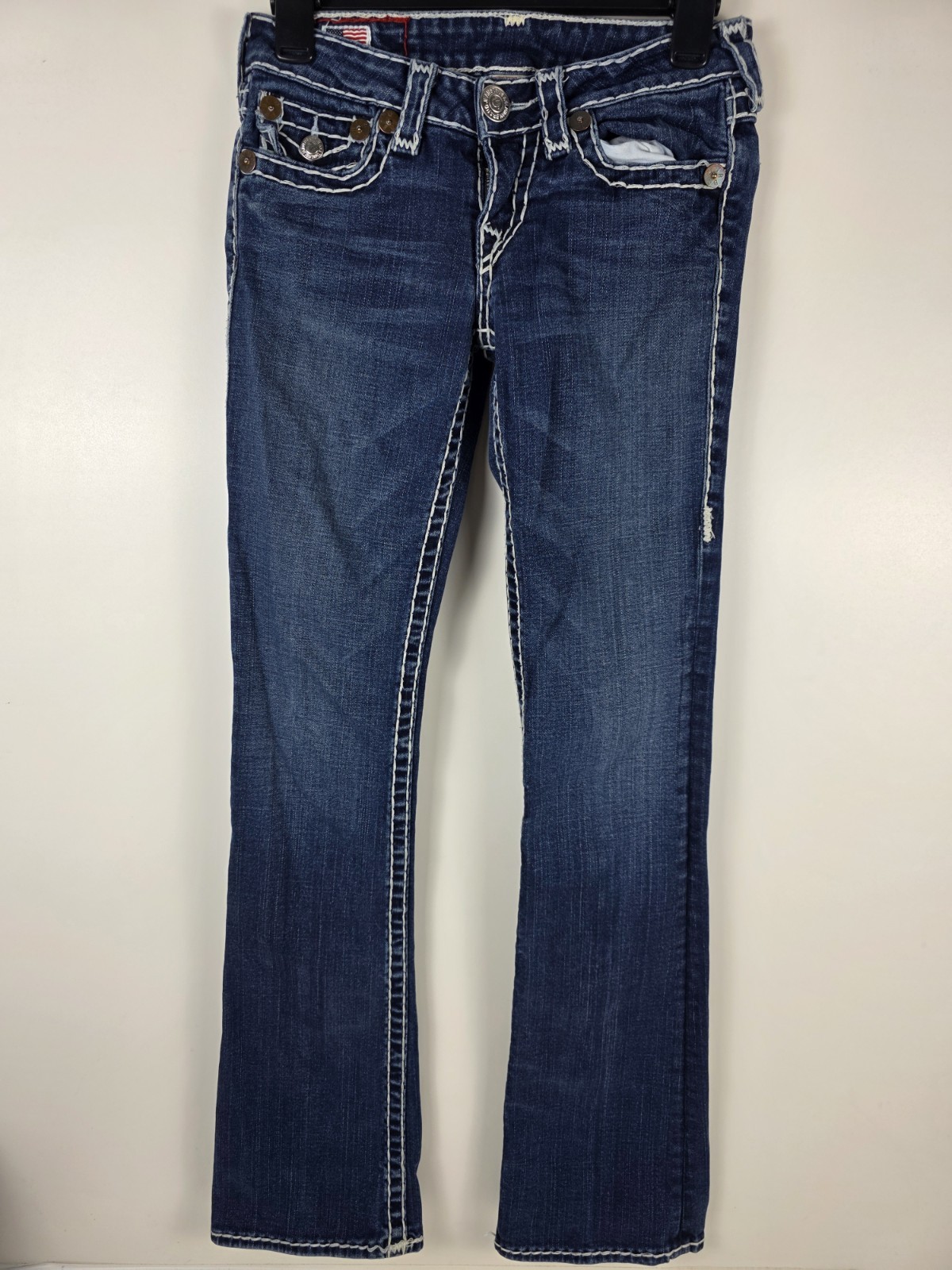 True Religion Womens Becky Super T Denim Jeans Sz. 27×32