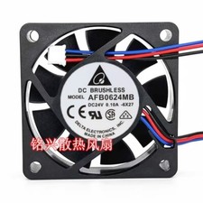 Delta AFB0624MB 6015 6cm 24V 0.10A Yaskawa 5 Series Drive 3-Wire Cooling Fan