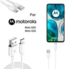 3m USB Type C Fast Charging Cable Lead Charger White For Motorola Moto G50 G52