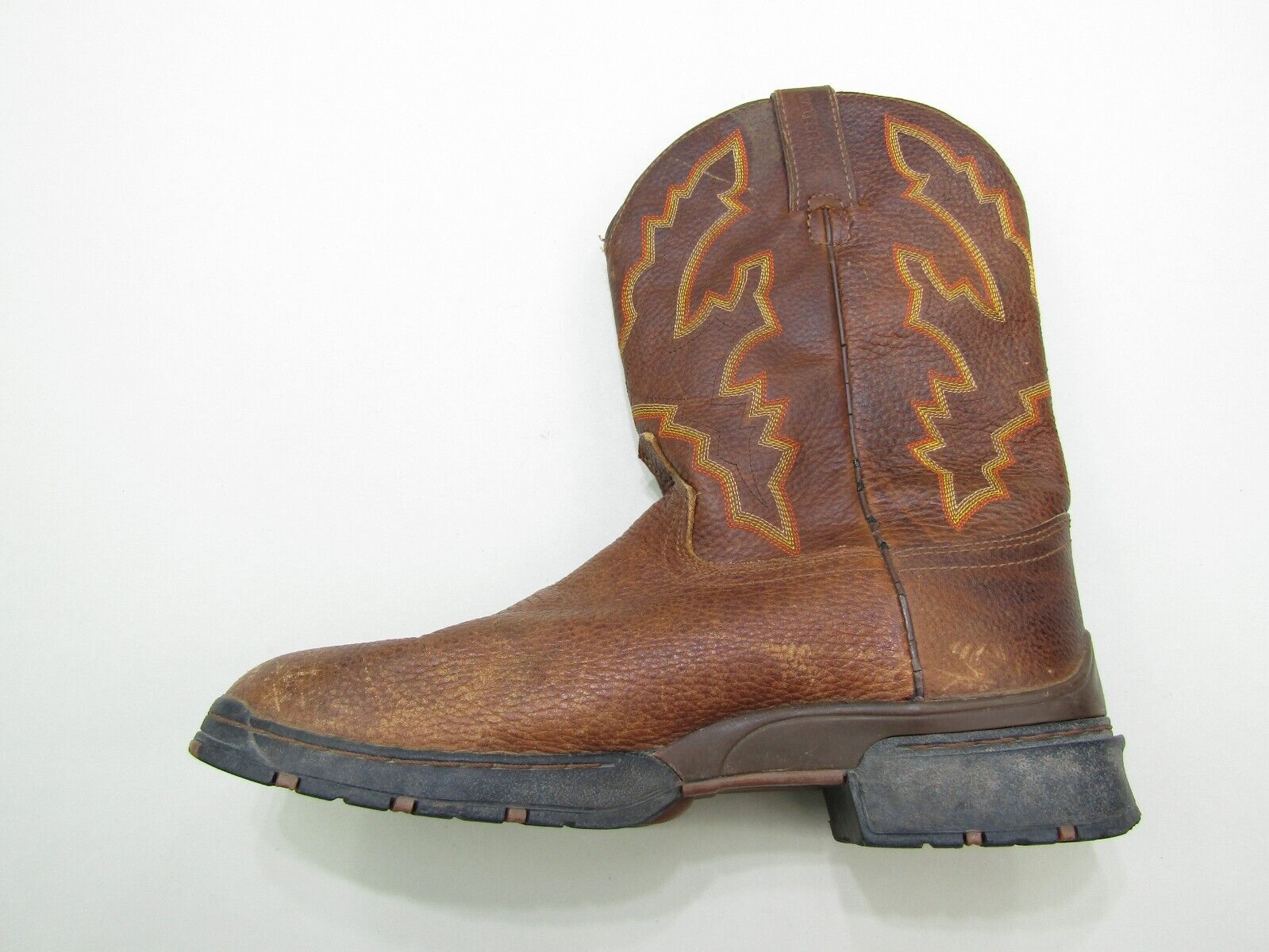 Justin Cowboy Boots Mens 8D Western Wear Pull On … - image 10
