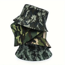Camouflage Unisex Angler Fischer Hut Sonnenschutz Angelkappe Kappe Sommerhut