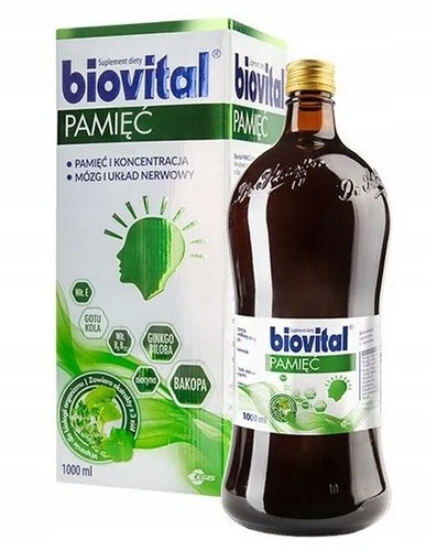 BIOVITAL GEDÄCHTNIS 1000 ML Konzentration & Gehirnleistung natürlich stärken