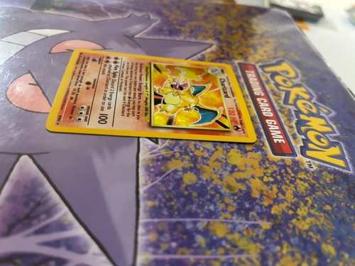 1999 Pokémon Charizard Base Set HOLO BLEED REVERSE HOLO Misprint Error 4/102 🔥 - Picture 4 of 12