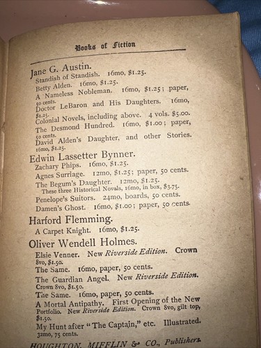 THE SCARLET LETTER - SALEM EDITION BY NATHANIEL HAWTHORNE 1893 - Picture 8 of 10