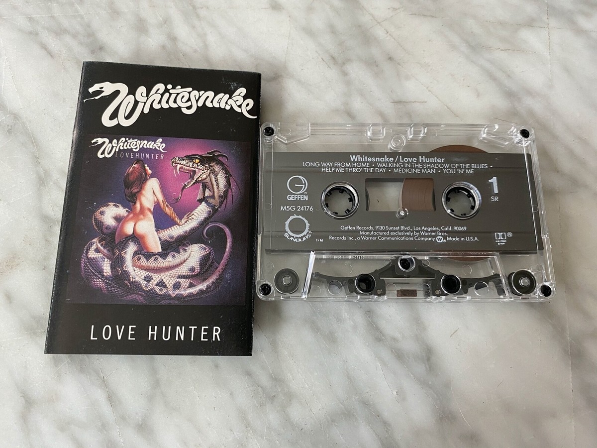 Whitesnake Love Hunter Cassette Tape 1979 Geffen M5G 24176
