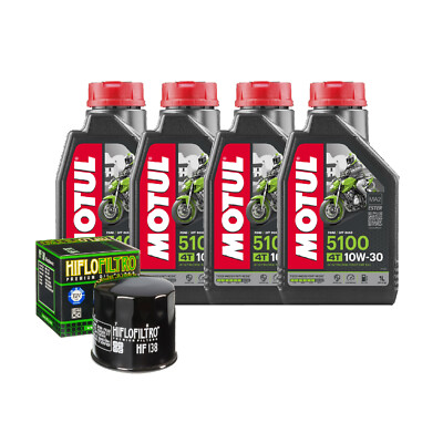 Inspektionskit Öl Motul 5100 10W30 + Filter für Bimota ��750 SB7 ��1994>1996