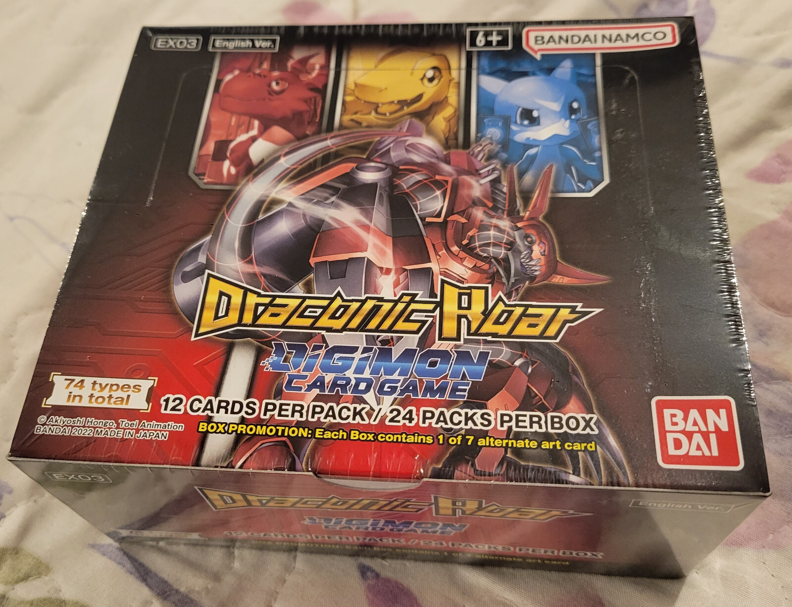 Bandai Digimon CCG EX-03 Booster Draconic Roar Box - 24 Packs