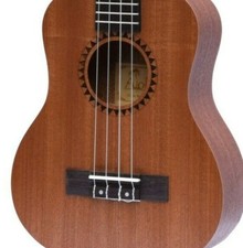 Left Handed - Natural Ukulele Sapele Wood - 3 Sizes available Canadian Brand 