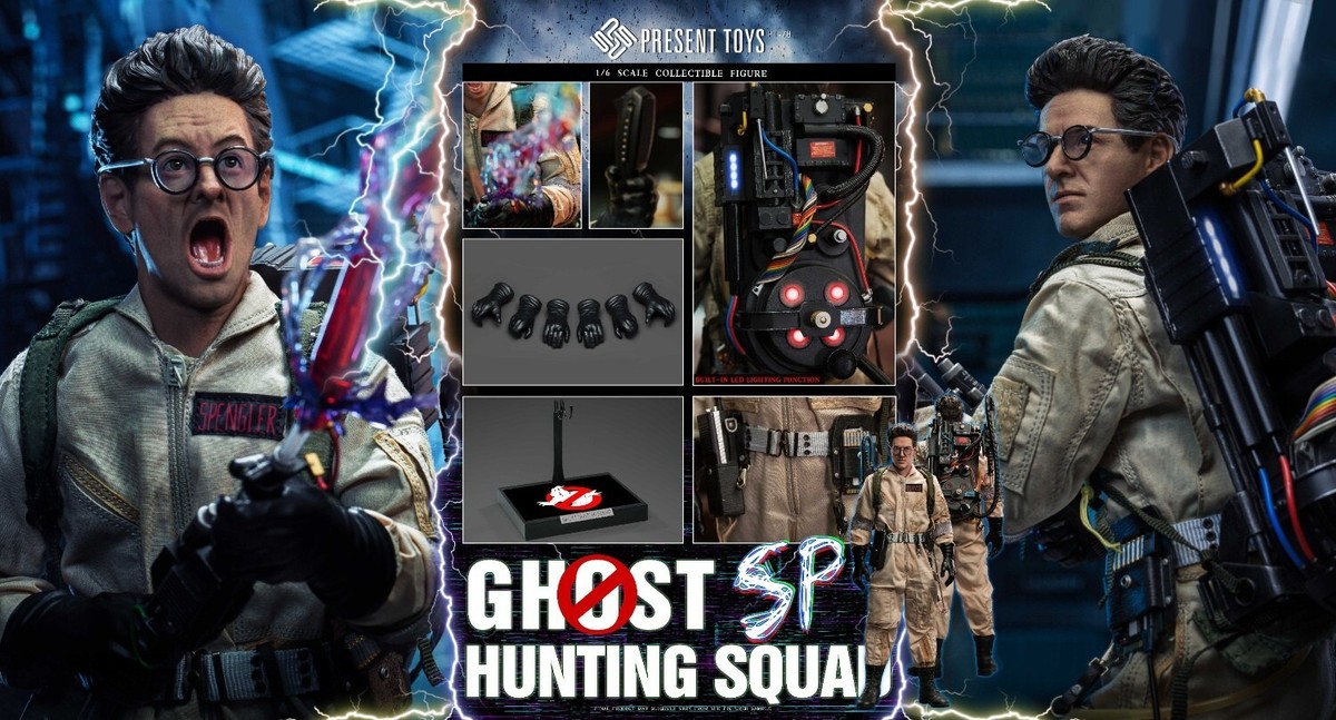 PRESENT TOYS 1/10 ゴーストハンティング部隊ST PT-sp77 Present Toys SP77 1/6 Scale Ghost hunting squad ST