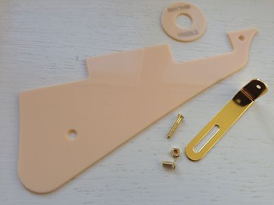 Creme LP Epiphone Gitarre Schlagbrett & Kippschalter Platten mit goldener Halterung
