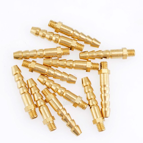 1 pieza de pezones de agua de latón L25 mm M4 hilo 4 mm RC boquillas de combustible para tubos de 3X5 mm - Imagen 4 de 4