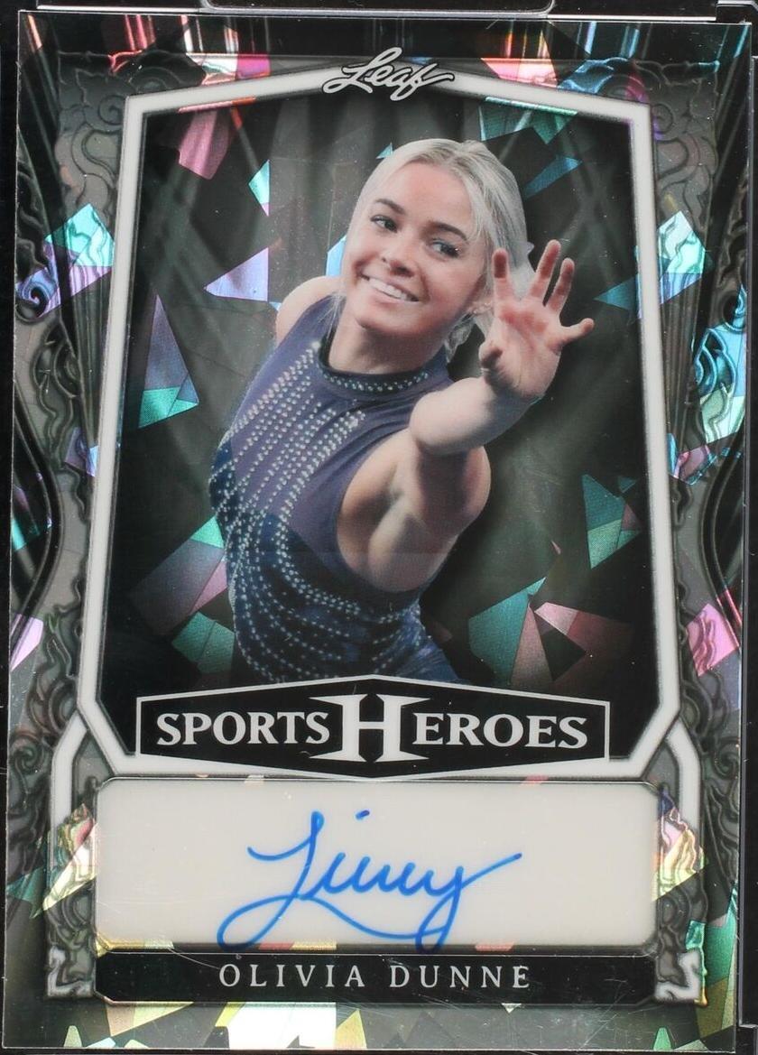 2025 Leaf Metal Sports Heroes - Olivia Dunne #BA-OD1 Silver