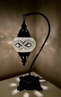 Mosaiklampe M orientalische marokkanische Stehlampe Samarkand-Lights Silber