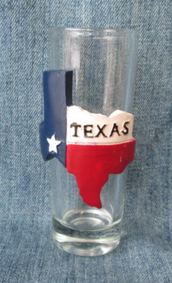 Texas State Shape 3D Souvenir 4'' Shot Glass SG5