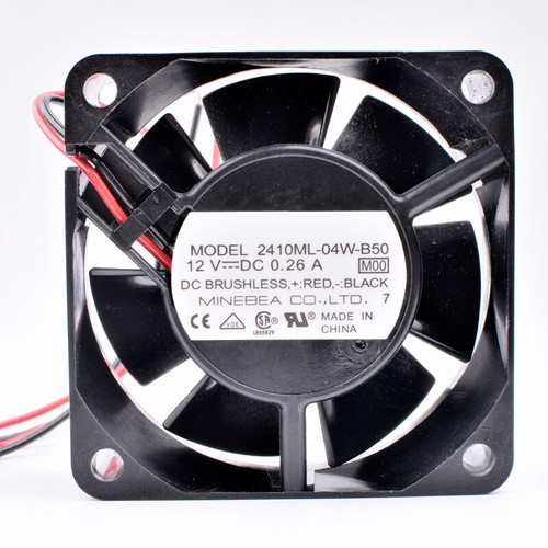 for NMB 2410ML-04W-B50 6cm 6025 60x60x25mm DC12V 0.26A CPU power cooling fan - Picture 3 of 3