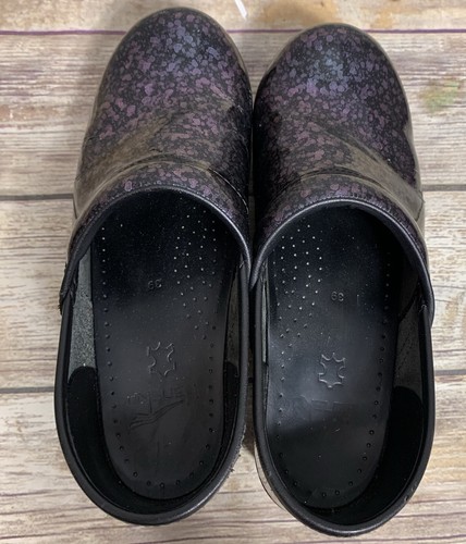 Dansko Professional Quartz Women's Clogs Mules Nursing Shoes Purple 39 US 8.5 9 - Picture 8 of 10