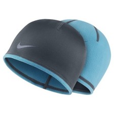 NEW Women's Nike Reversible Therma-Fit Beanie Blue 575824-401 Cap Running