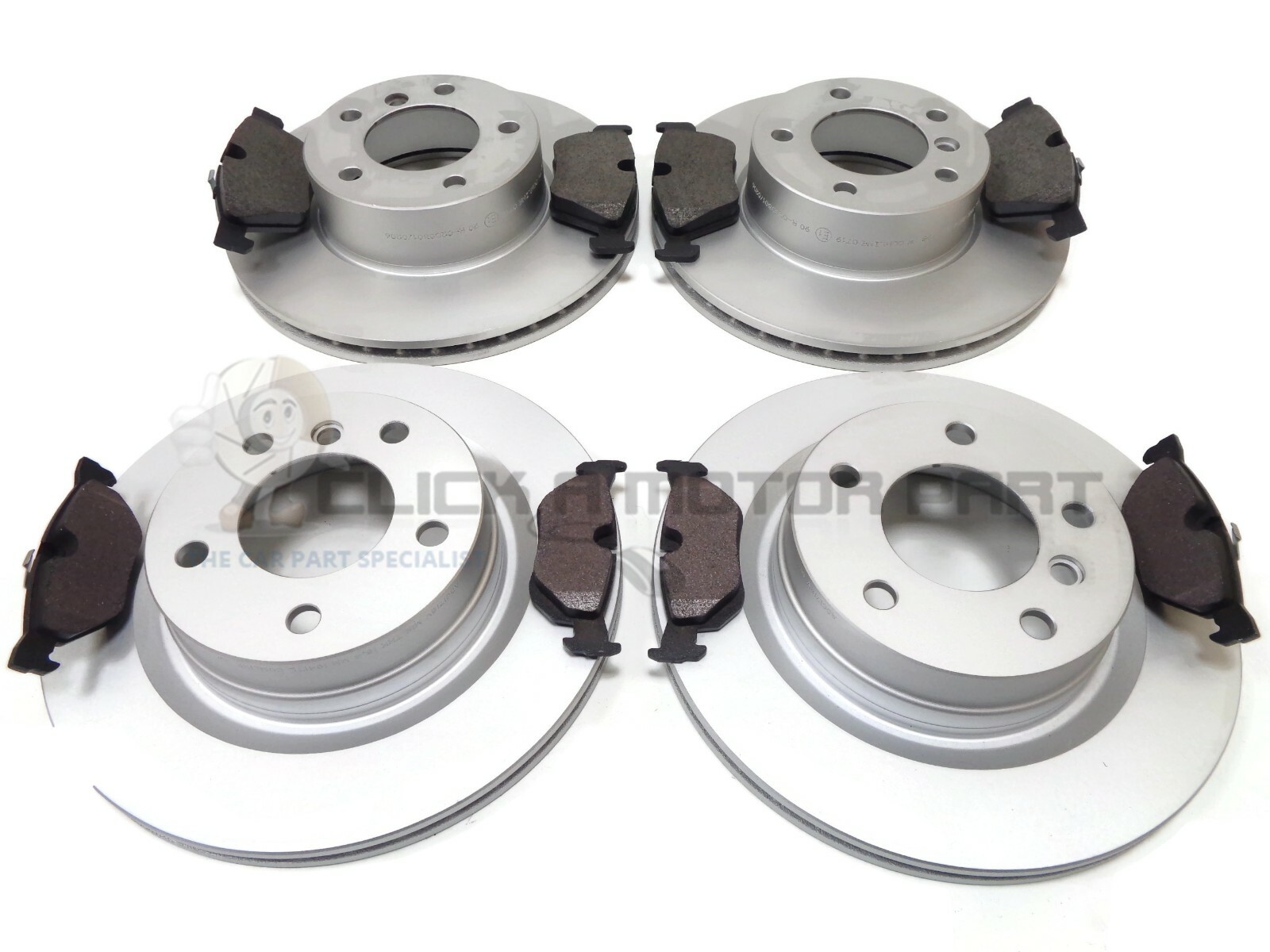 BMW E90 320 D 320D 3 SERIES 0511 FRONT & REAR BRAKE DISCS & PADS CHECK