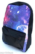 New Girls Outer Space Star Galaxy Retro Kids / Toddler Backpack