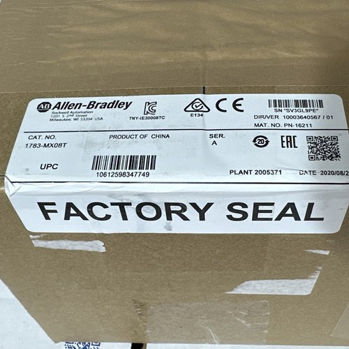 New AB 1783-MX08T Ser. A Stratix 8000 8-Port Ethernet Module Free Shipping - Picture 1 of 3