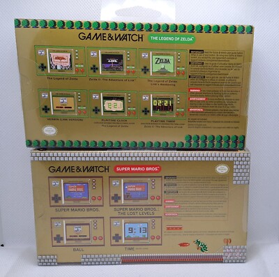 game watch mario & zeldaセット Nintendo Game & Watch: The Legend of Zelda & Super Mario