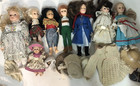 Lot of 6 Effanbee 11" Dolls, Outfits, & Bonus Dolls