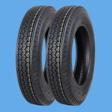 Set 2 6PR Bias 4.80-12 Trailer Tires 4.8-12 4.80x12 4.8x12 Durable Replacement