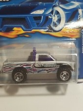 2000 Hot Wheels Collector No #203 SURF PATROL P/U Gray/Purple wChrome RZR Spokes