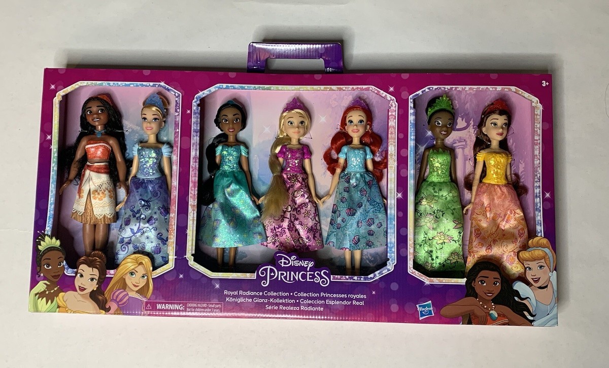 Disney Princess Royal Radiance Collection Fashion Dolls Set NIB