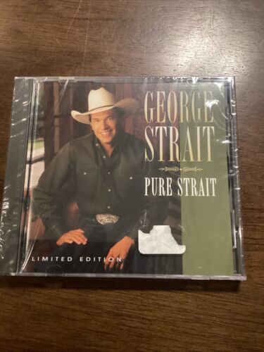 George Strait CD Pure Strait Limited Edition NEW SEALED ORIGINAL CD - Foto 3 di 7