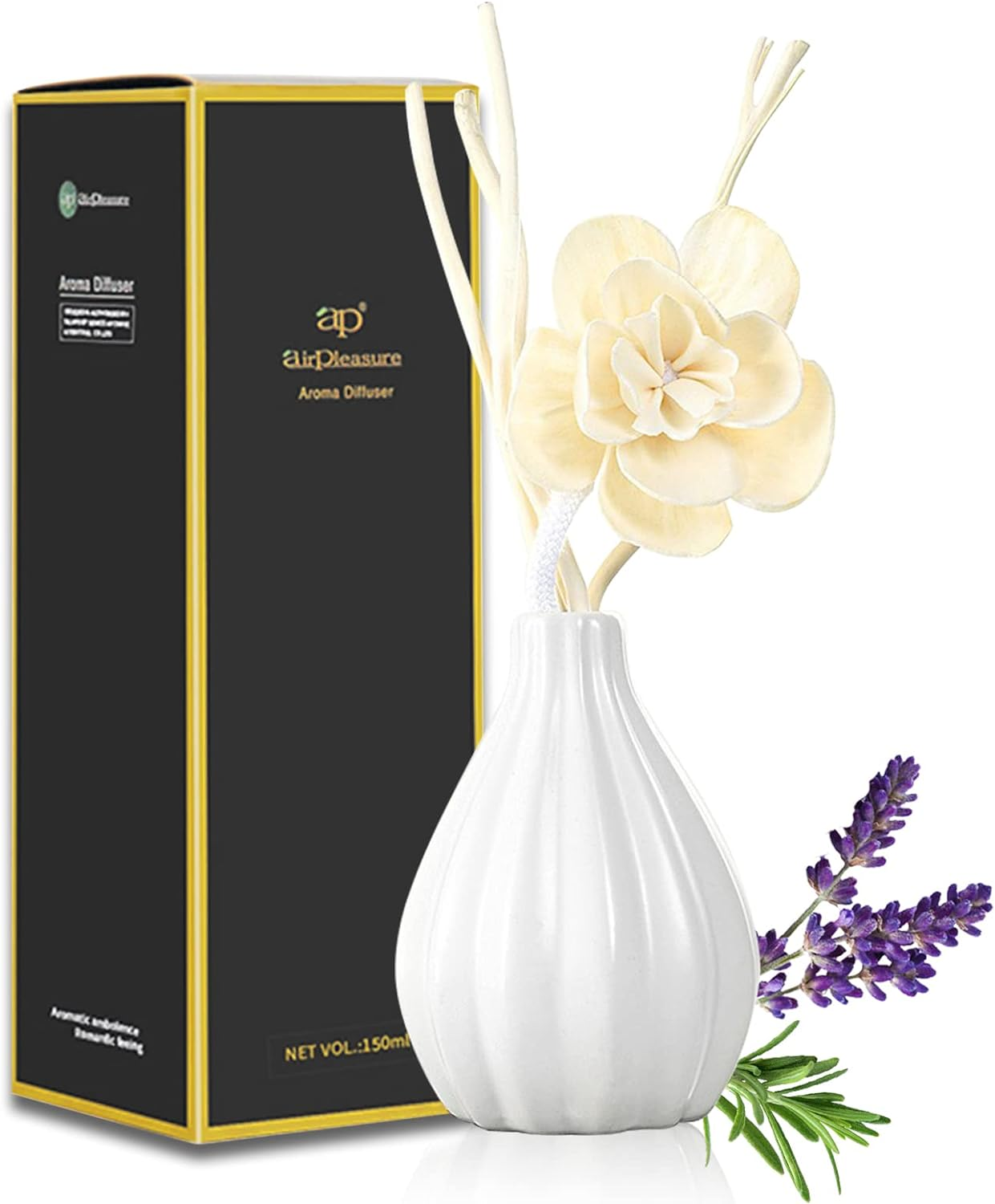 Reed Diffuser Set, Home Fragrance & Decorative Diffuser, Dried Flower Aromathera-image