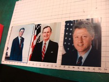 8 x 10 photos of 42 presidents, mostly of paintings, info on back