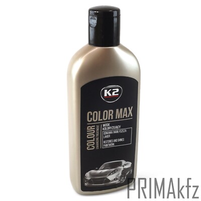 K2 COLOR MAX schwarz Tönungswachs Farbwachs Autolack 200 ml