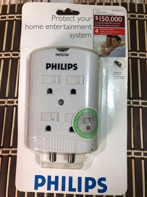 Philips 720 joule Home entertainment System electrical surge protector model spp2305wa/17 (609585136571)