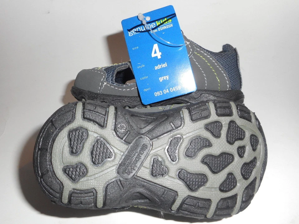 Подлинные детские сандалии от OSH GOSH для мальчиков с закрытым носком для младенцев ясельного возраста размер 4 новые с ценниками - Изображение 4 из 4