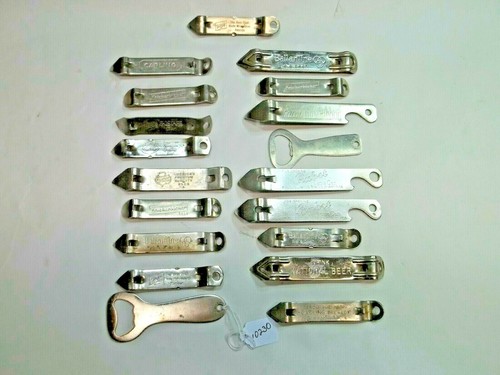 Lot of 19 Beer Can / Bottle Openers, PABST, BALLANTINE, KNICKERBOCKER, & others - Picture 4 of 6